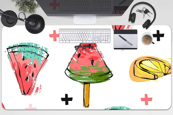 Podloga za pisalno mizo Watermelon on a stick