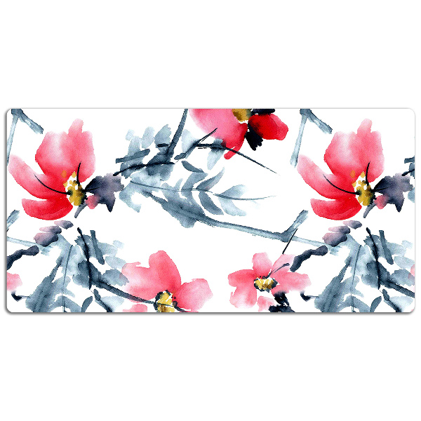 Podloga za pisalno mizo Flower pattern