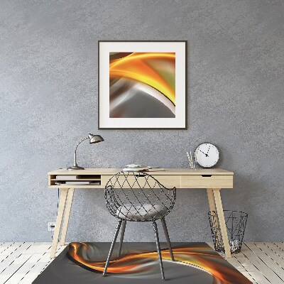 Podloga za stol Oranžna abstrakcija