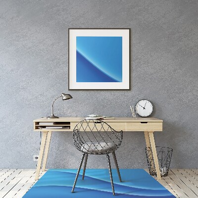Podloga za stol parket Modra abstrakcija