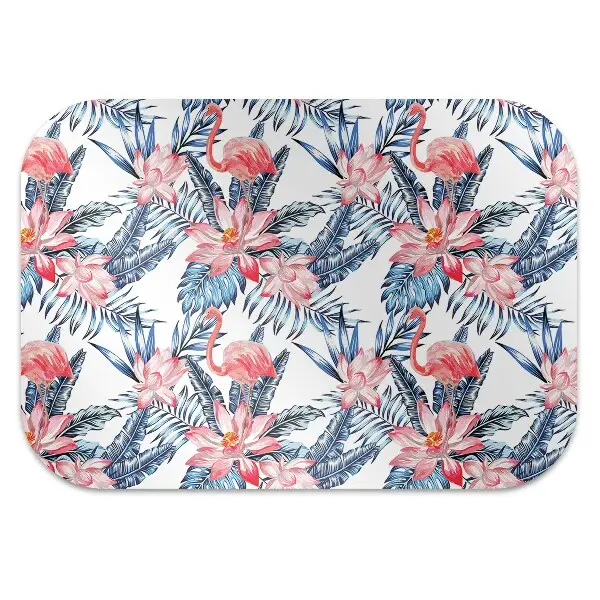 Podloga za stol parket Pobarvan flamingo