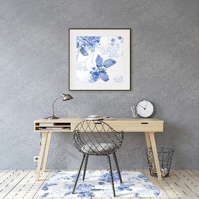Podloga za stol parket Modra hortenzija