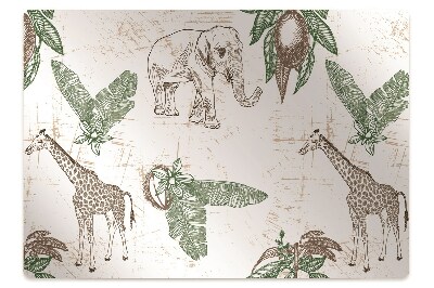 Podloga za zaščito tal Žirafe in sloni