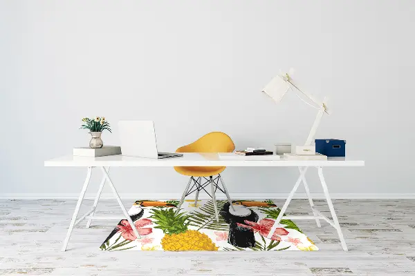Podloga za pisarniški stol Toucan in ananas