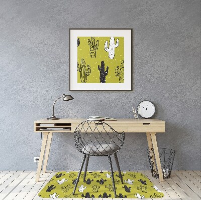 Podloga za pisarniški stol Kaktusi