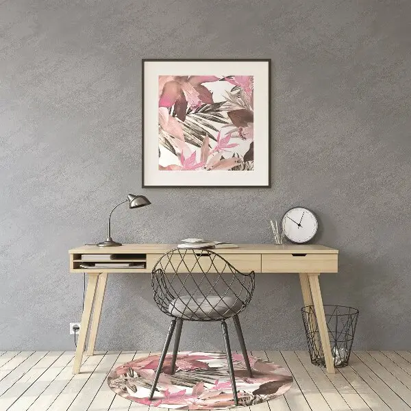 Zaščitna podloga za stol Pastel flowers