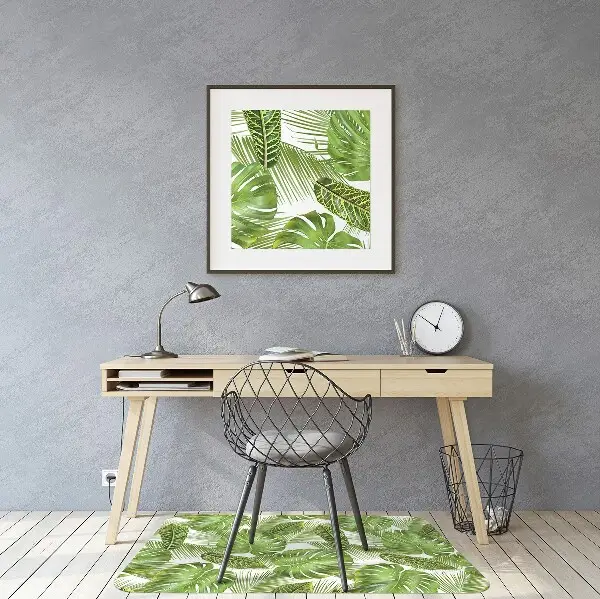 Podloga za stol parket Tropical leaves