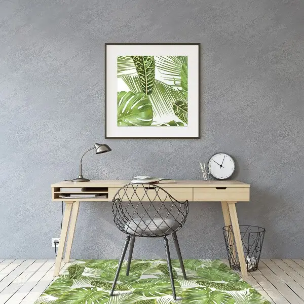 Podloga za stol parket Tropical leaves