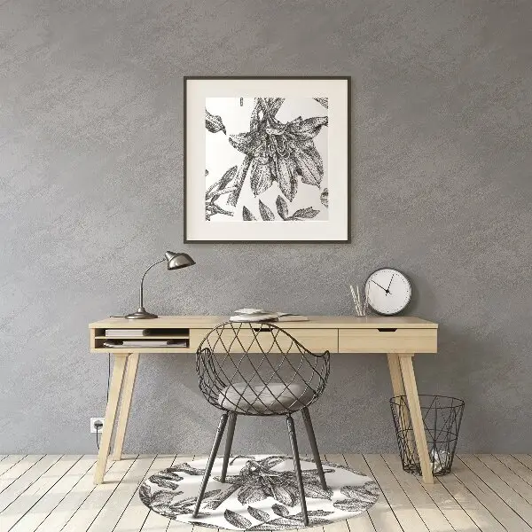 Zaščitna podloga za stol Lilies