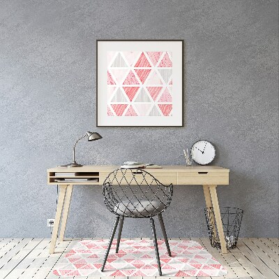 Podloga za stol Pink triangles