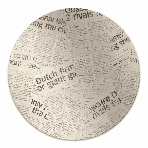 Podloga za pisarniški stol Vintage style newspapers