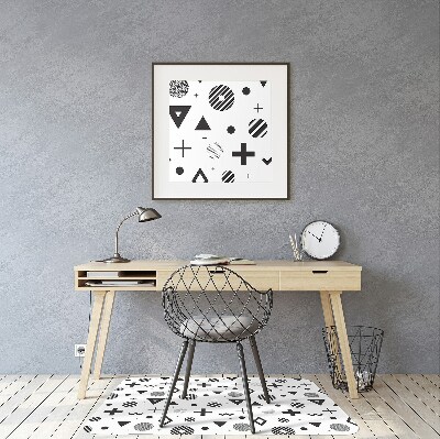 Podloga za stol parket Geometric patterns