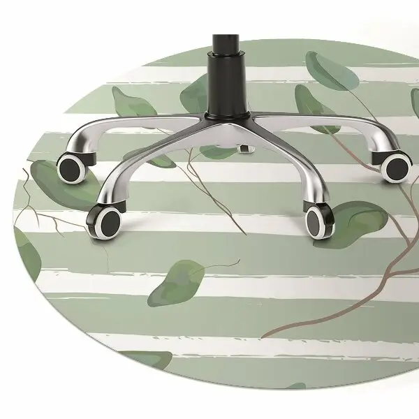 Podloga za stol Leaves on a striped background