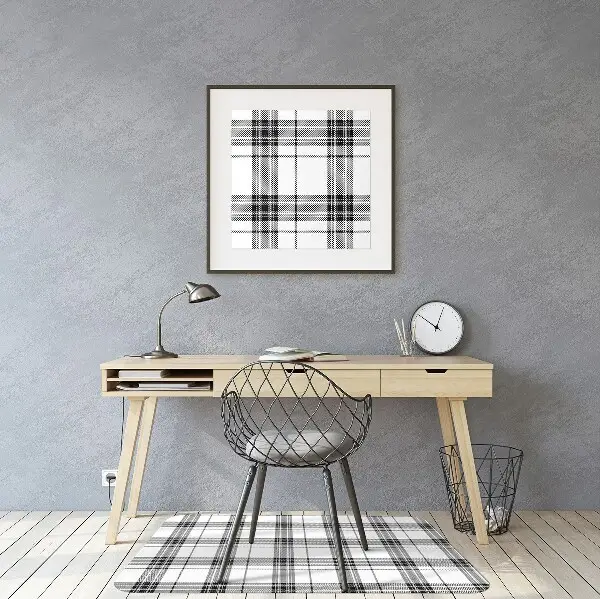 Podloga za pisarniški stol Plaid pattern