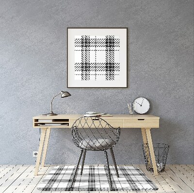 Podloga za pisarniški stol Plaid pattern