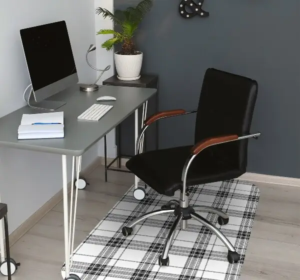 Podloga za pisarniški stol Plaid pattern