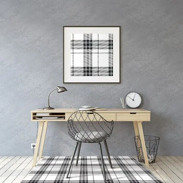 Podloga za pisarniški stol Plaid pattern