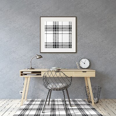 Podloga za pisarniški stol Plaid pattern