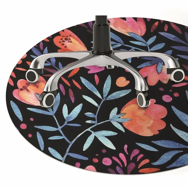 Podloga za pisarniški stol Floral pattern