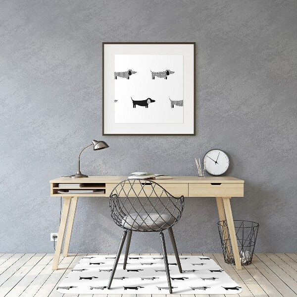 Podloga za stol Dachshunds
