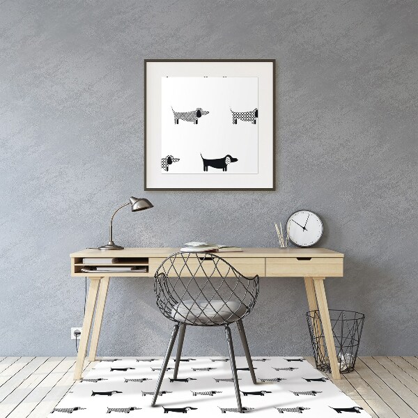 Podloga za stol Dachshunds