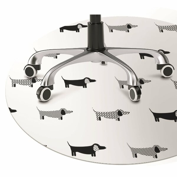 Podloga za stol Dachshunds