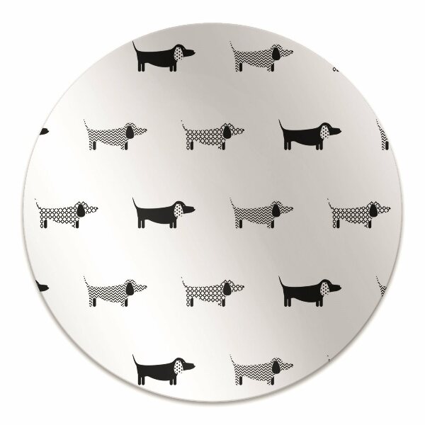 Podloga za stol Dachshunds