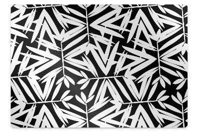 Podloga za stol Black and white pattern
