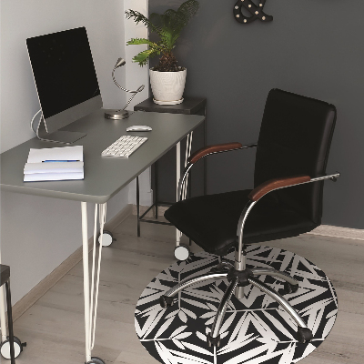 Podloga za stol Black and white pattern