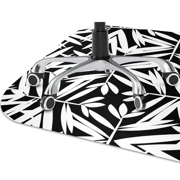 Podloga za stol Black and white pattern