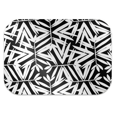 Podloga za stol Black and white pattern