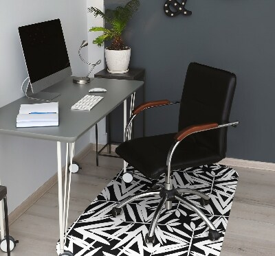 Podloga za stol Black and white pattern