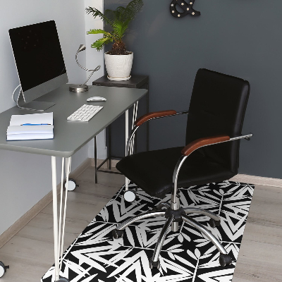 Podloga za stol Black and white pattern