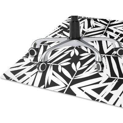 Podloga za stol Black and white pattern