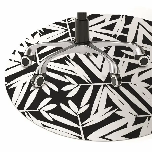 Podloga za stol Black and white pattern