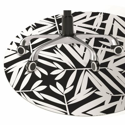 Podloga za stol Black and white pattern