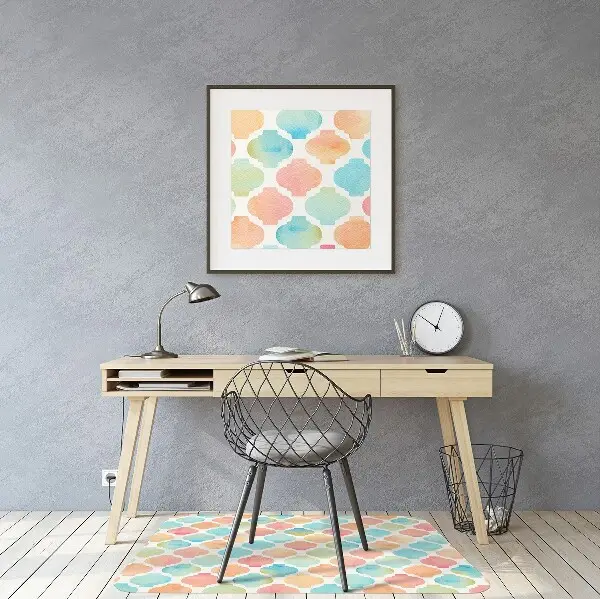 Zaščitna podloga za stol Colorful pattern
