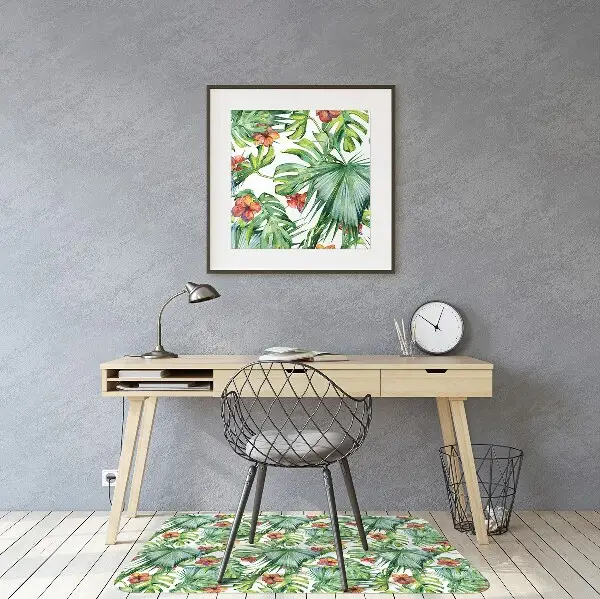 Podloga za zaščito tal Hawaiian leaves