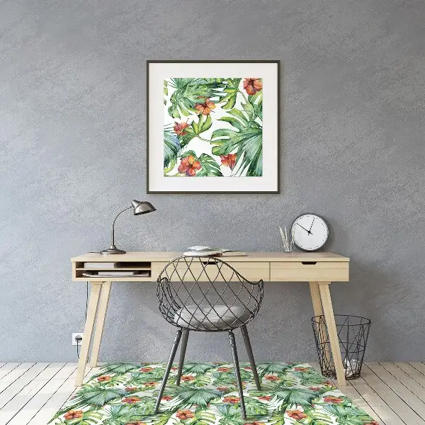 Podloga za zaščito tal Hawaiian leaves