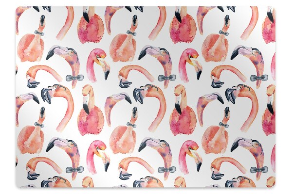 Podloga za stol Crazy flamingos