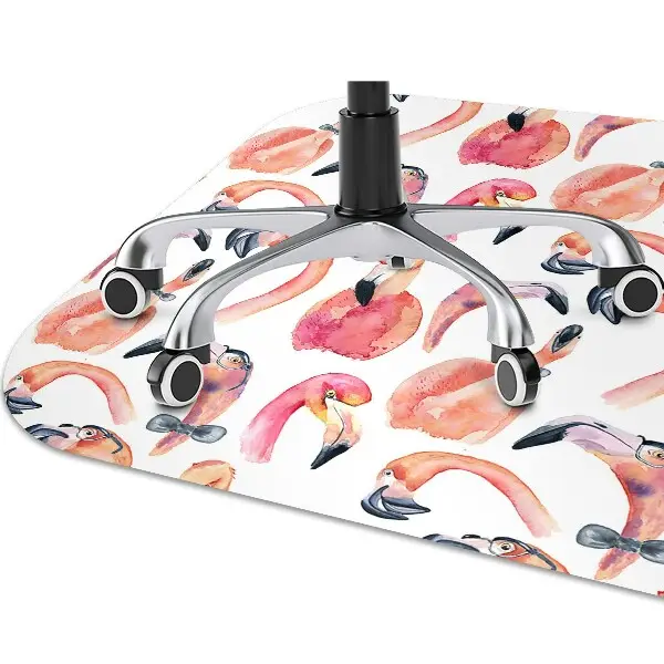 Podloga za stol Crazy flamingos