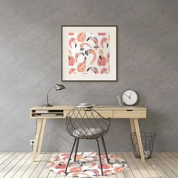 Podloga za stol Crazy flamingos