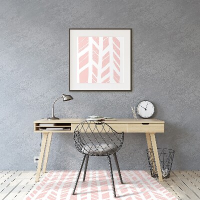 Podloga za stol Pink herringbone