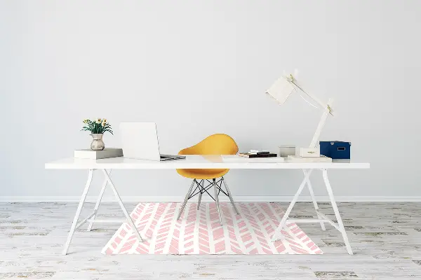 Podloga za stol Pink herringbone