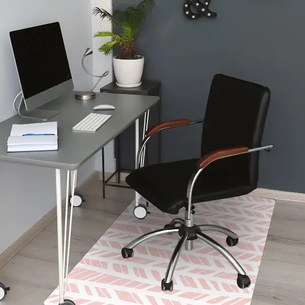 Podloga za stol Pink herringbone