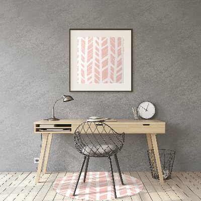 Podloga za stol Pink herringbone