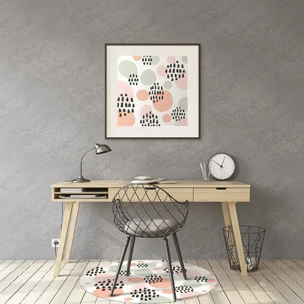 Podloga za stol Colored dots