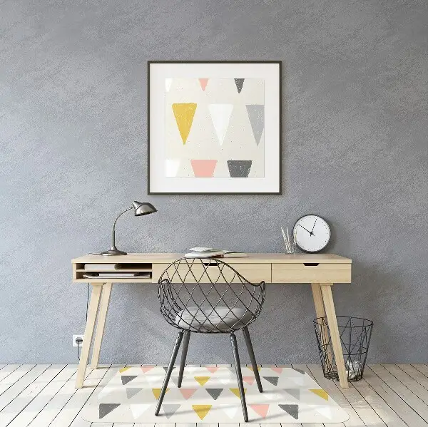 Podloga za pisarniški stol Triangular pattern