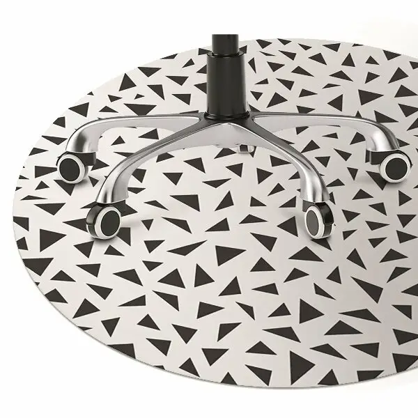 Podloga za stol Black triangles