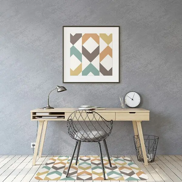 Podloga za pisarniški stol Retro shapes